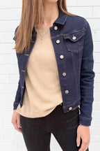Indigo Denim Jacket Easy Classic Throw-On Style