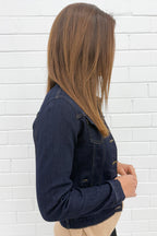 Indigo Denim Jacket Easy Classic Throw-On Style