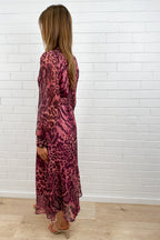 Blush Leopard Print Elevated Relaxed Feminine Dress