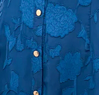 Navy Floral Overlay Dress Timeless Elegant Soft Movement